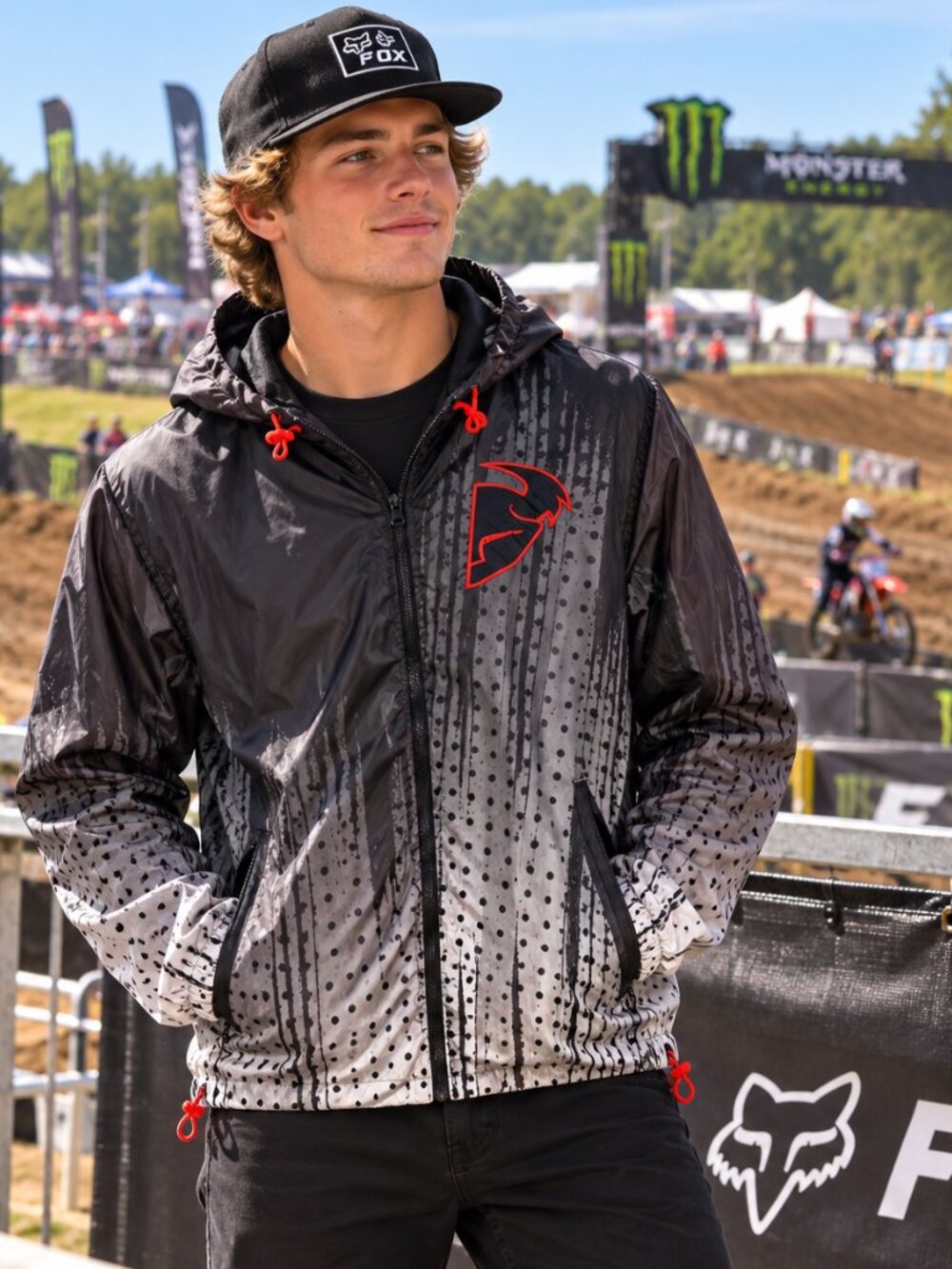 Thor Moto Cross  windbreaker- (LARGE)
